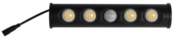 LED napelemes fali lámpa szenzorral LED/8W/3,7V IP65 6000K 4000 mAh