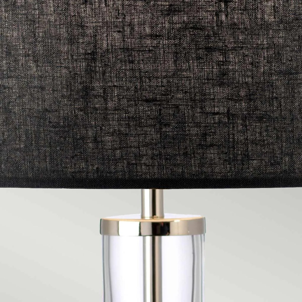 Elstead modern asztali lámpa orb nikkel elsorb-clear-pn-blk