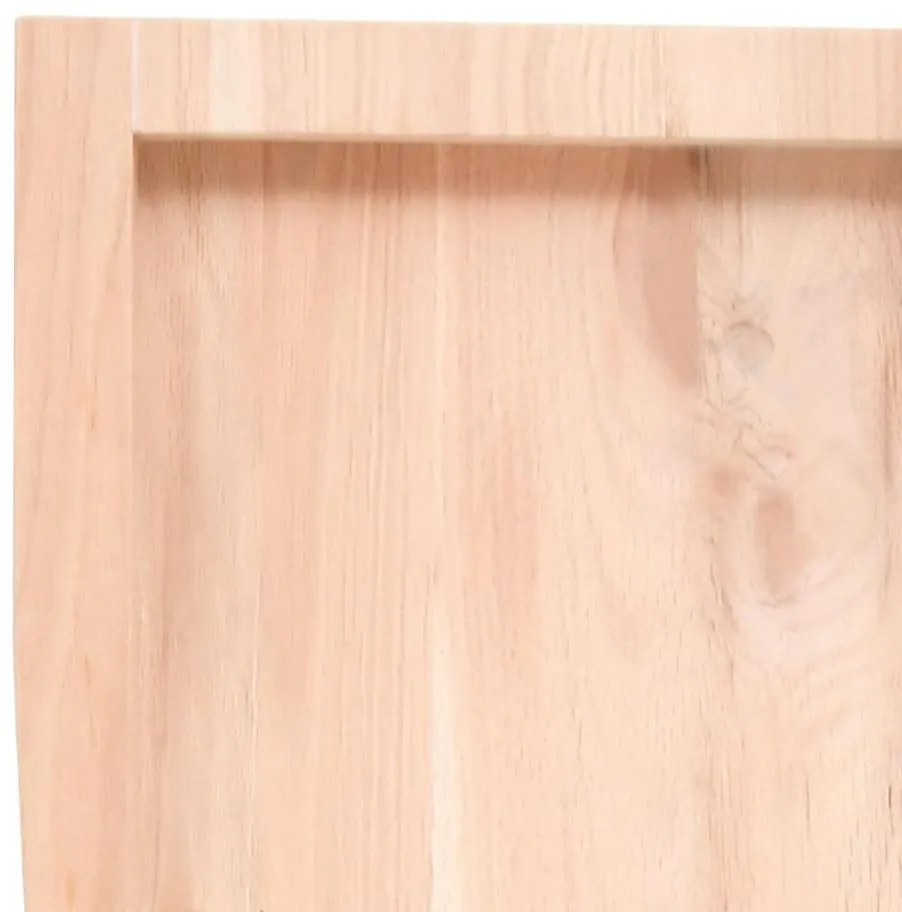 kezeletlen tömör fa asztallap 120x50x(2-6) cm