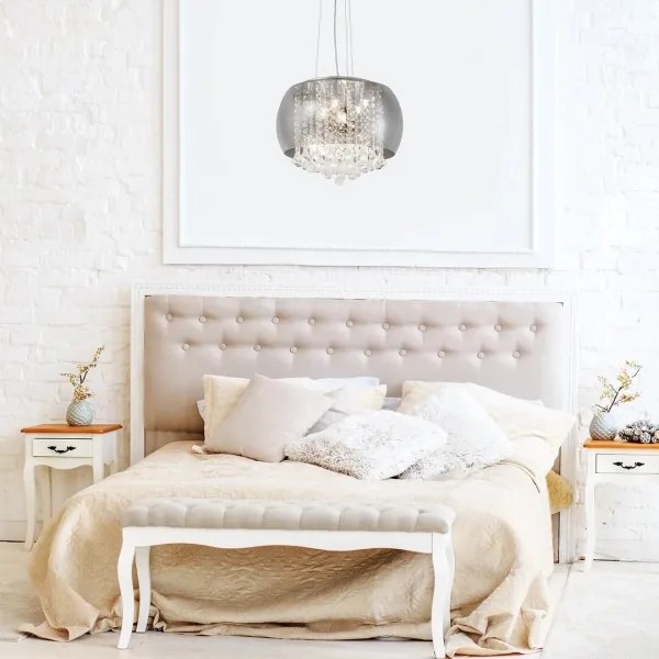 Rabalux - Kristály mennyezeti lámpa zsinóron 6xG9/40W/230V