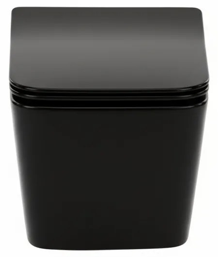 Tina fali rimless WC soft close ülőkével fekete