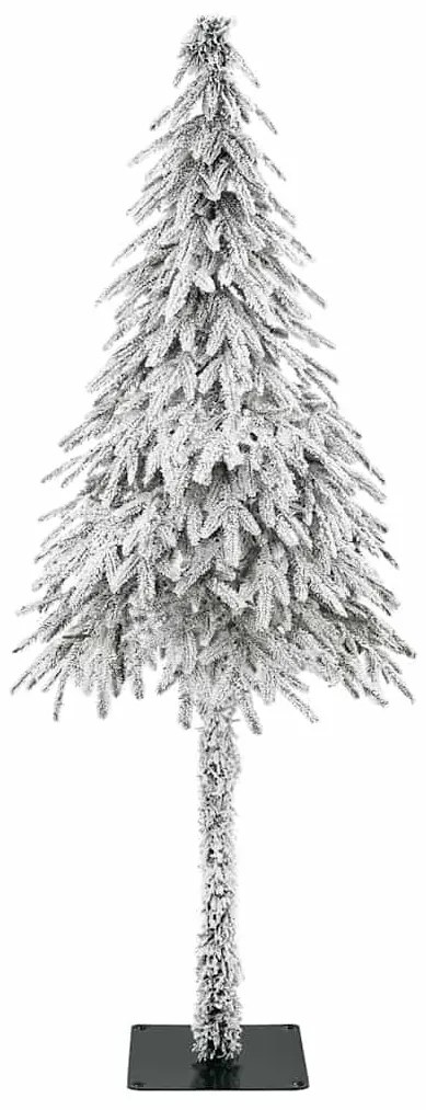 Karácsonyfa LED -es lámpákkal Fehér 180 cm PE