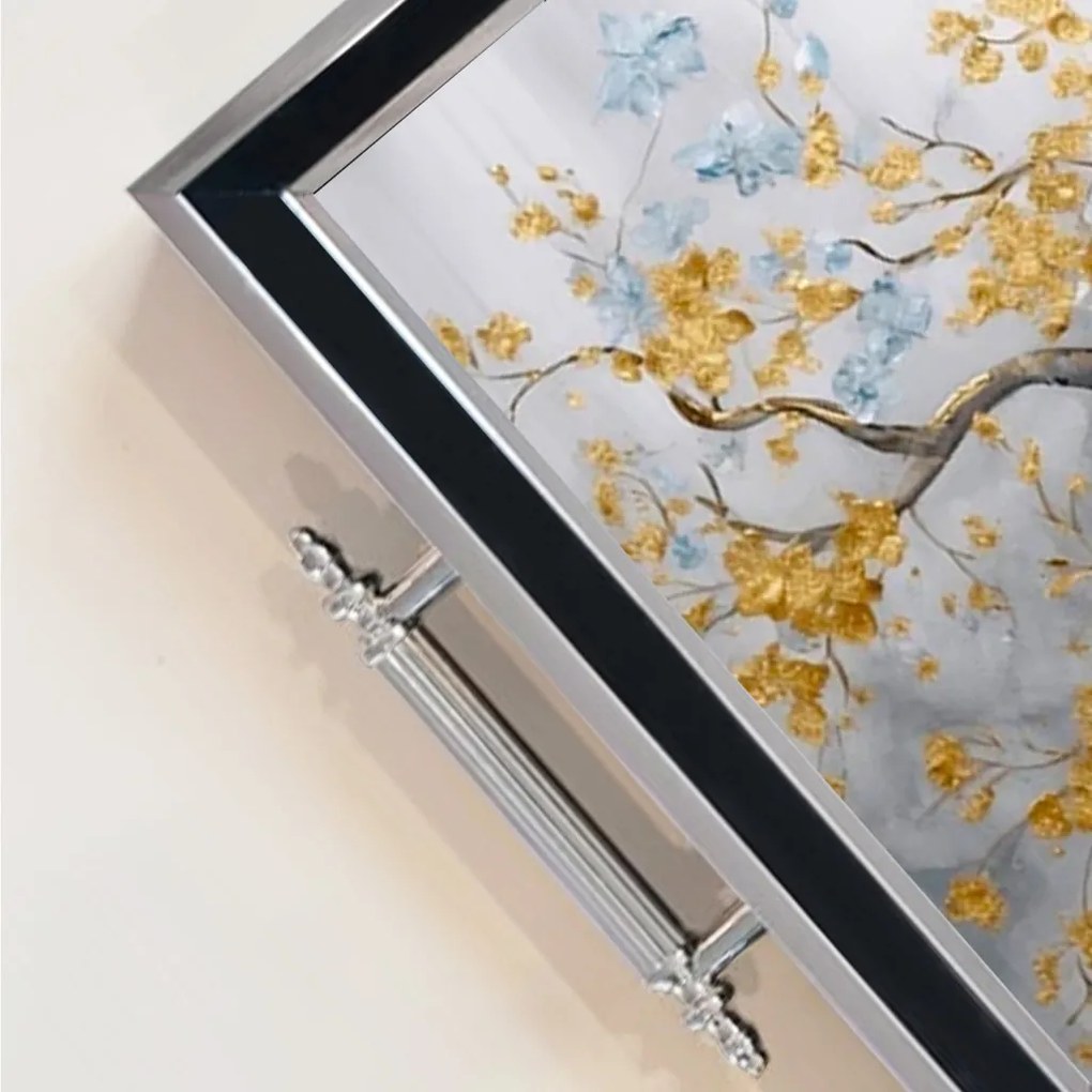 Üveg tálca, 38×24 cm – TPG9925