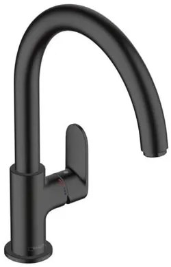 Hansgrohe Vernis Blend M35 mosogató csaptelep forgó karral fekete matt 71870670