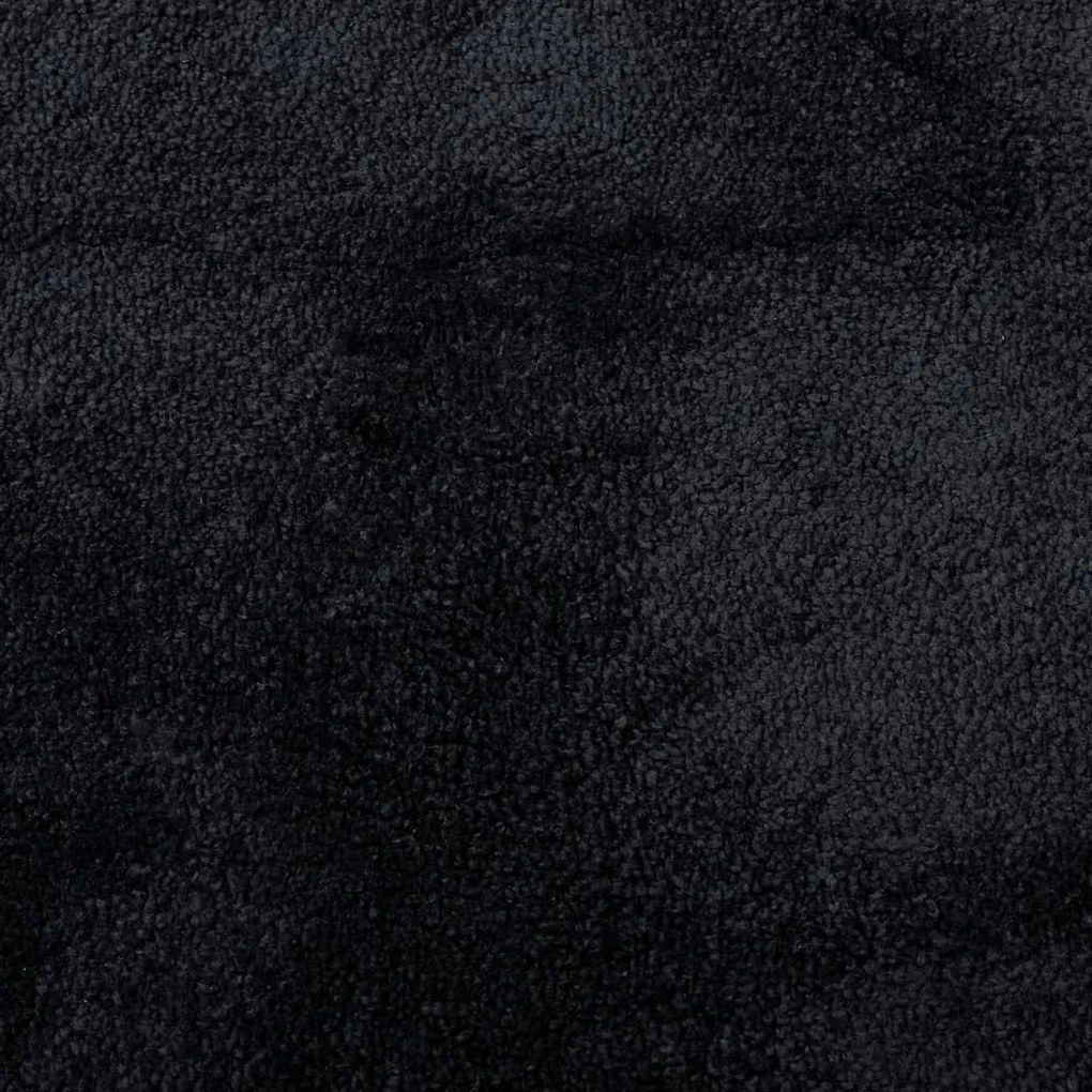 OVIEDO fekete rövid szálú szőnyeg 160x230 cm
