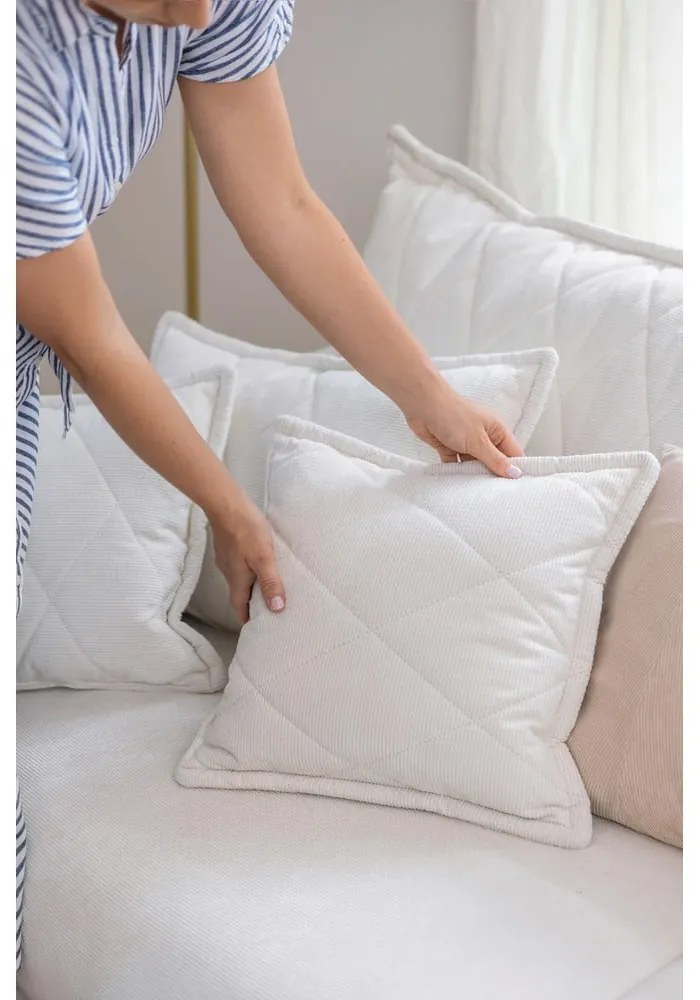 Türkiz kordbársony kinyitható-tárolóhelyes kanapé 215 cm Bjork – Bonami Selection