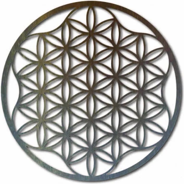 Mandala festmény a falon rétegelt lemezből, maximum 120 cm-ig