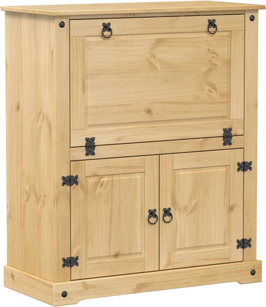 vidaXL Corona tömör fenyőfa bortároló szekrény 97 x 45 x 114 cm
