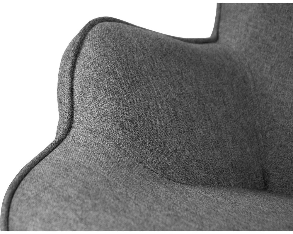 Szürke fotel Niko – Ropez