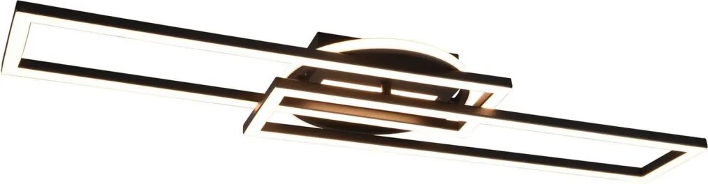 TRIO R67183132 TWISTER Modern LED Mennyezeti Lámpa Fekete LED IP20