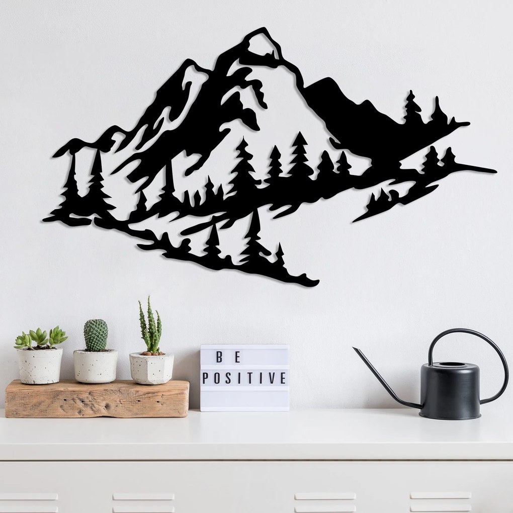 Fém fali dekoráció, Mountain 2