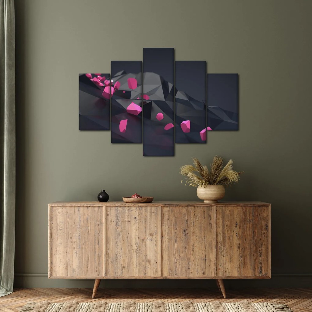 A 3D absztrakció képe (150x105 cm)