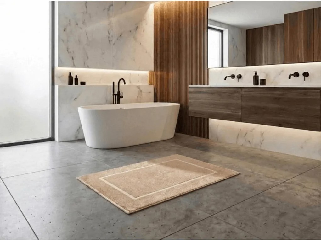 Hotel krém fürdőszobaszőnyeg 750g/m2