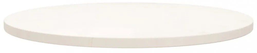 fehér tömör fenyőfa asztallap Ø70 x 2,5 cm