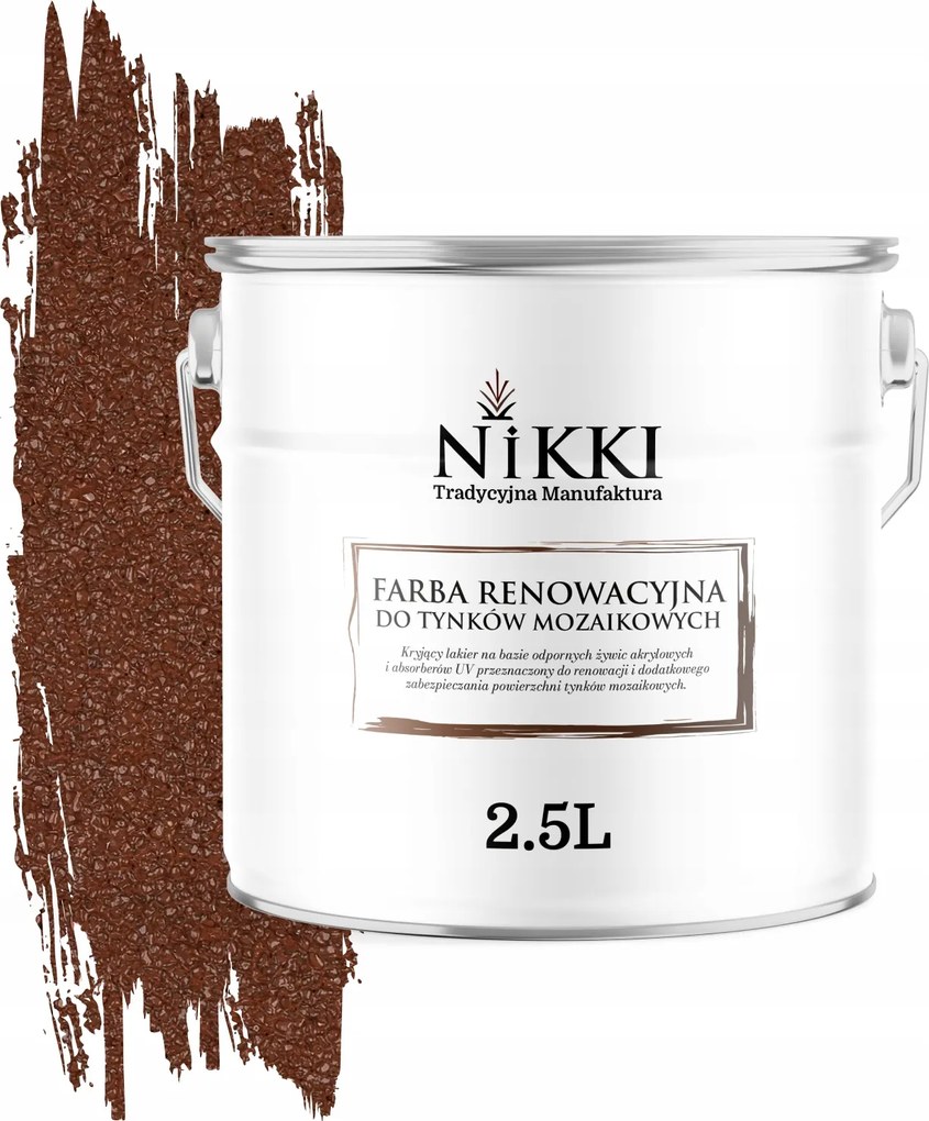 Felújító Mozaik vakolatfesték 2.5L Gyors Felújítás Tégla RAL8004