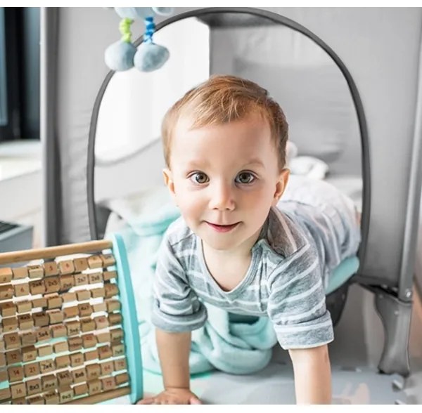 BabyOno - Utazó kiságy BASIC szürke