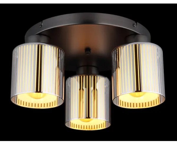 Globo 16056-3D - Mennyezeti lámpatest FELICIA 3xE27/60W/230V átm. 34,5