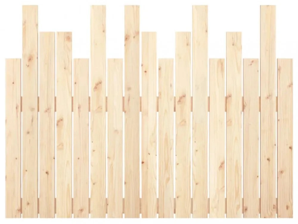tömör fenyőfa fali fejtámla 108 x 3 x 80 cm