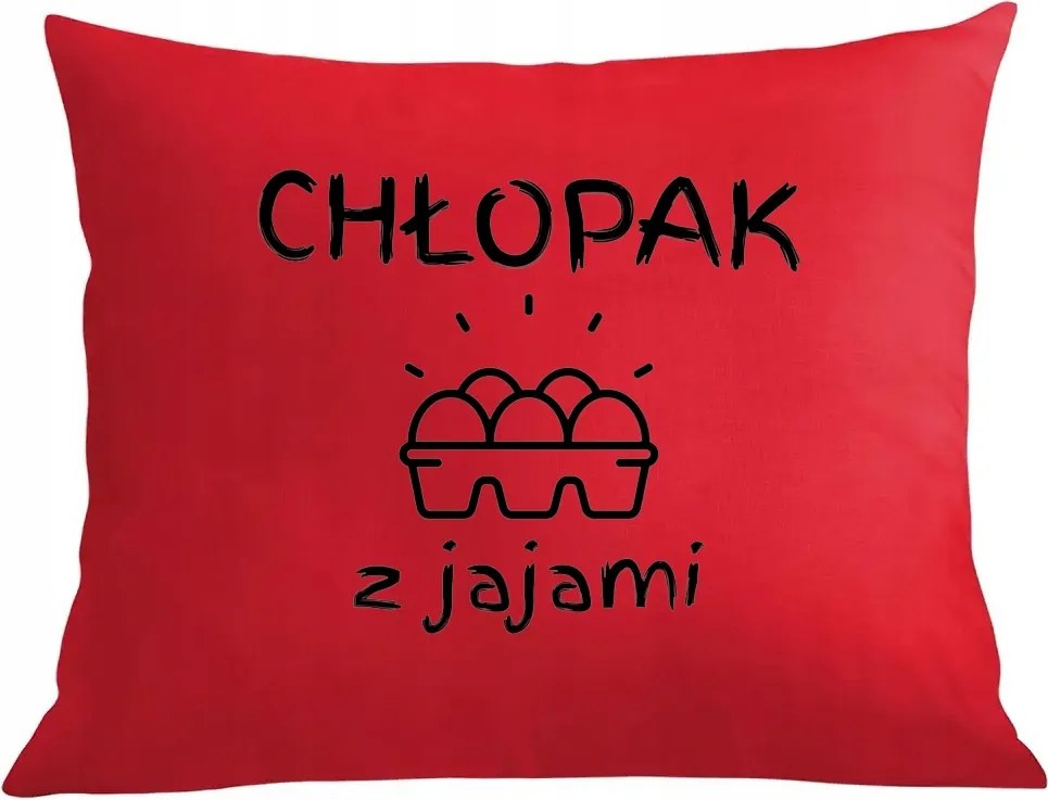 Párna párnahuzat fiúnapra Fiú tojással Ajándék