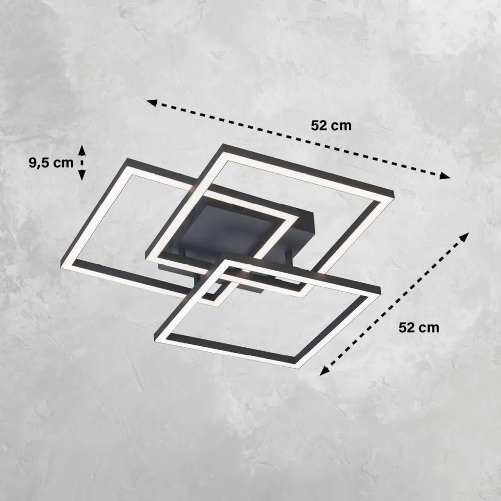 Fischer&Honsel Seth 21379 Süllyesztett mennyezeti lámpa 1x29W/LED 2700K 4700 lm IP20