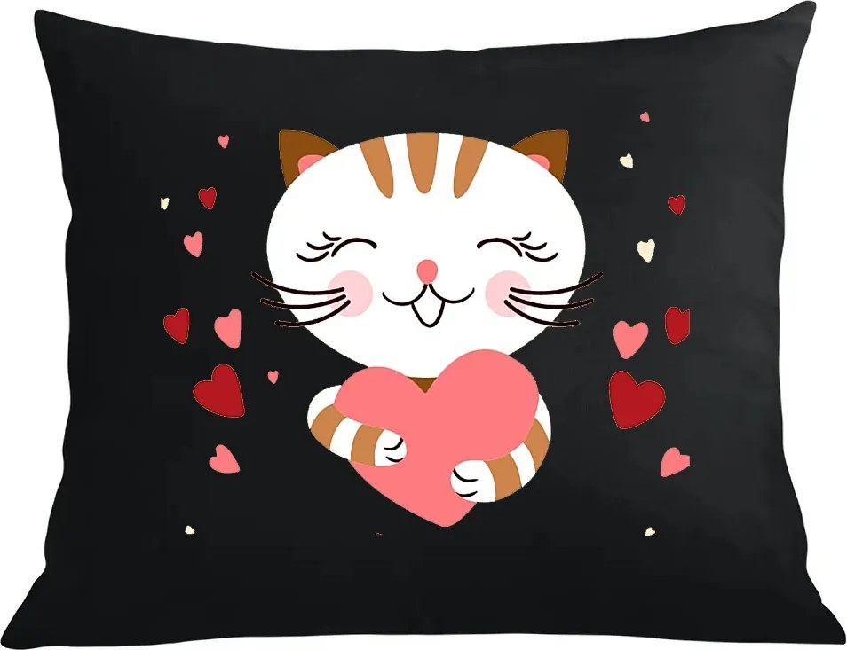 Párna párnahuzat Szeretem a cicákat