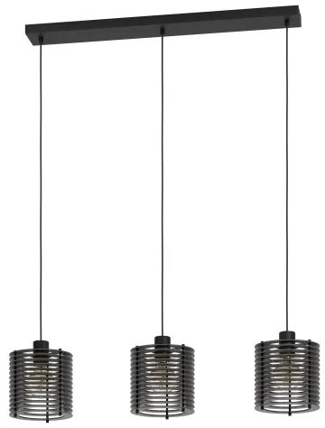 Eglo 900738 - Csillár zsinóron SEGOVIA 3xE27/40W/230V