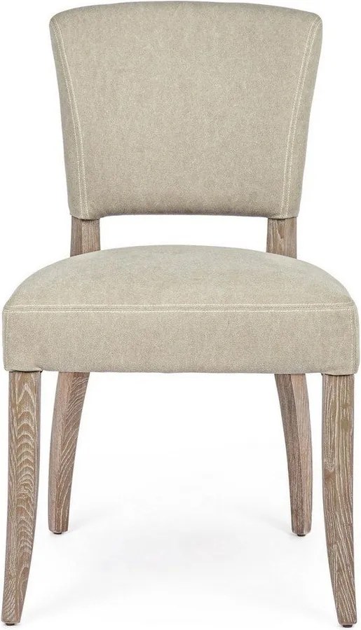 Bézs kárpitozott étkezőszék Maratriz – Bizzotto