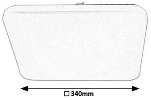 Rabalux 5699 - EMMETT dimmelhető LED mennyezeti lámpa LED/16W/230V