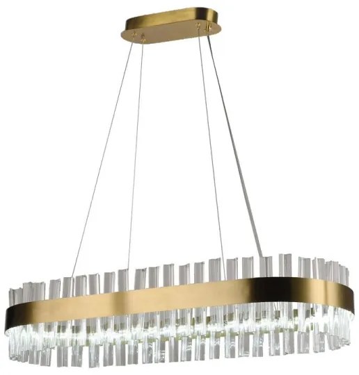 LED állítható fényerejű kristály csillár kábellel LED/45W/230V + DO