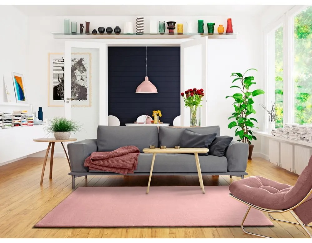 Berna Liso rózsaszín szőnyeg, 60 x 110 cm - Universal