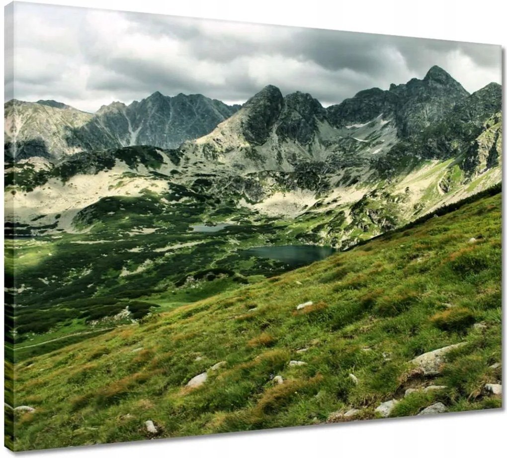 Vászonkép 50x40 Tátra Lengyel hegyek Kilátás