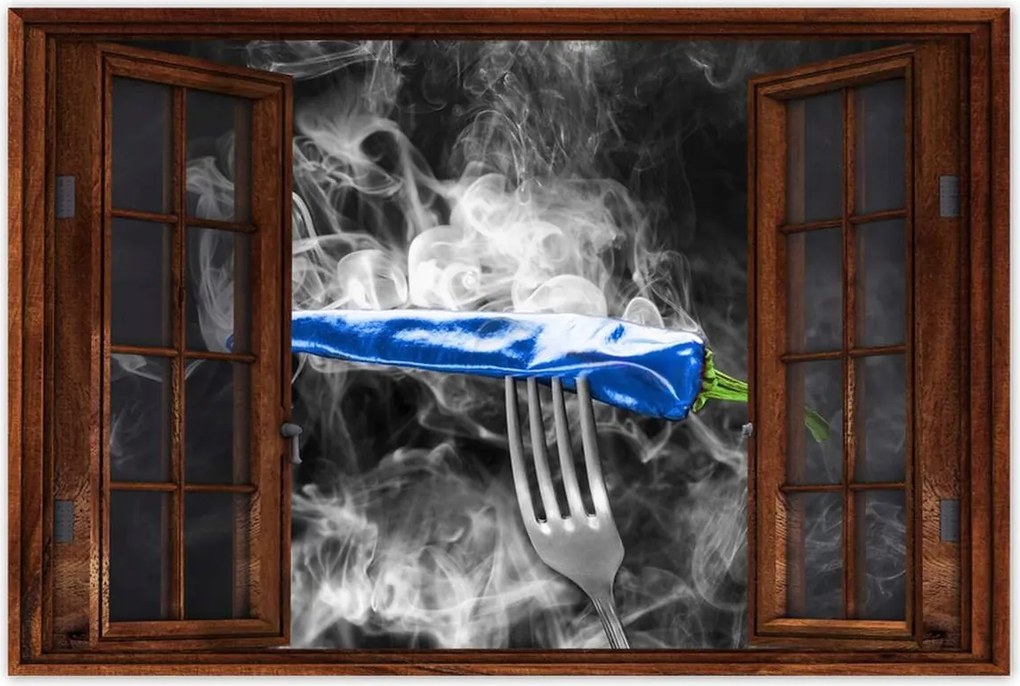 Poszterek 90x60 A paprika kék ereje