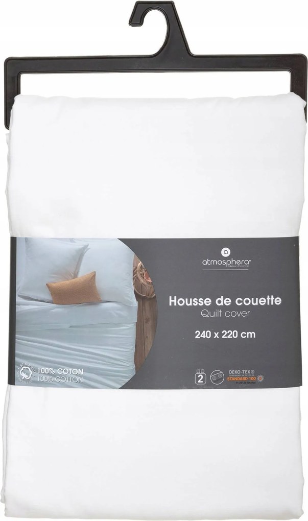 Pamut paplanhuzat Fehér 240 x 200 cm