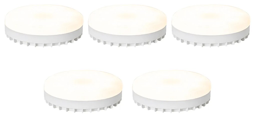 5 darabos intelligens GX53 dimmelhető LED izzókészlet 9W 806LM 2700K-6500K
