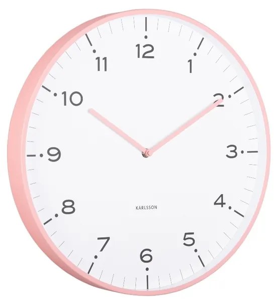 Karlsson 6011PI design falióra rózsaszín, átmérő40 cm