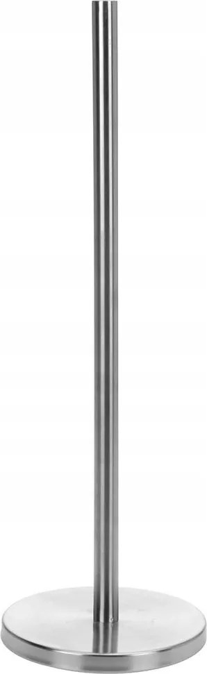 WC-papír tartó állvány magas acél 45 cm ezüst tartalék akasztó