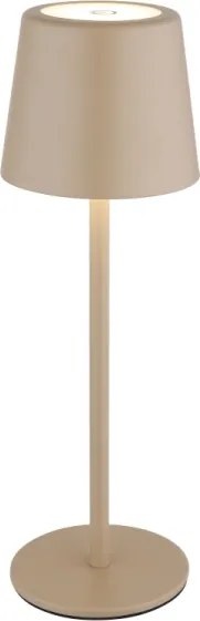 Globo 58482S-LED VAN. asztali lámpa 12W/5V 2200mAh IP44 krém, töltővel
