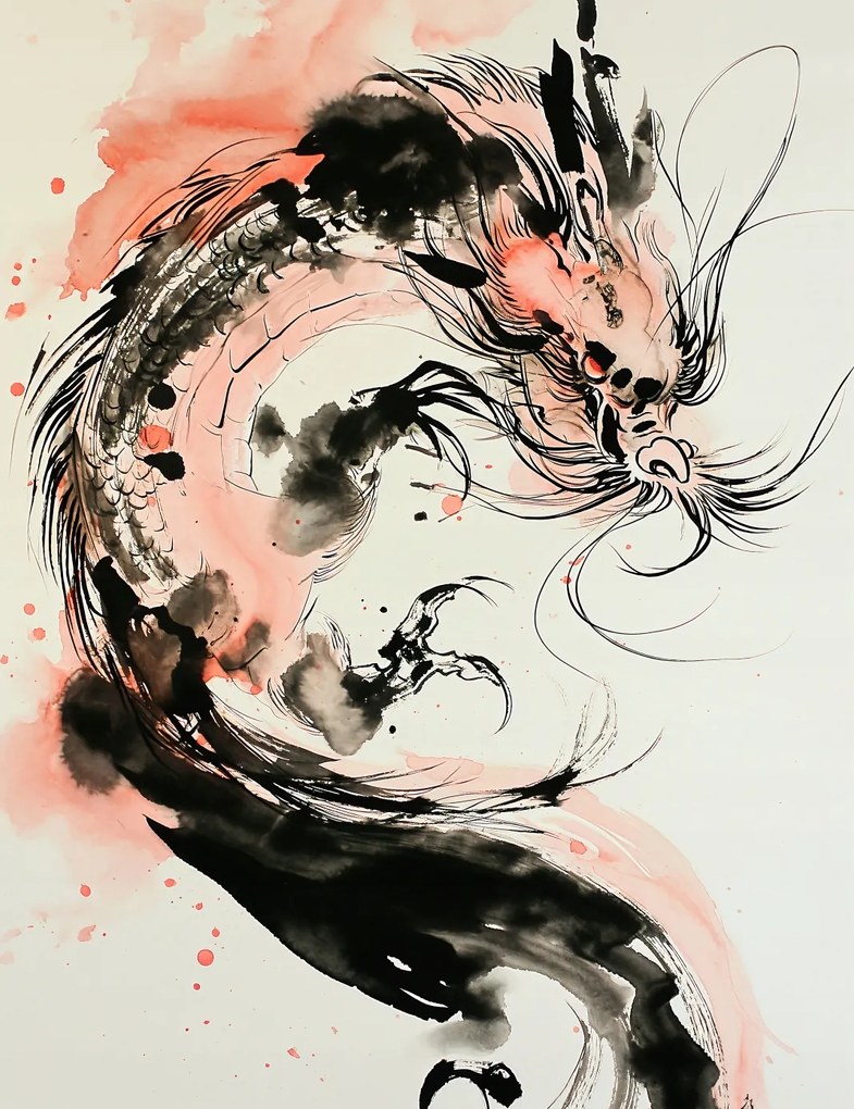 Poszter 50x65cm Sárkány Furia