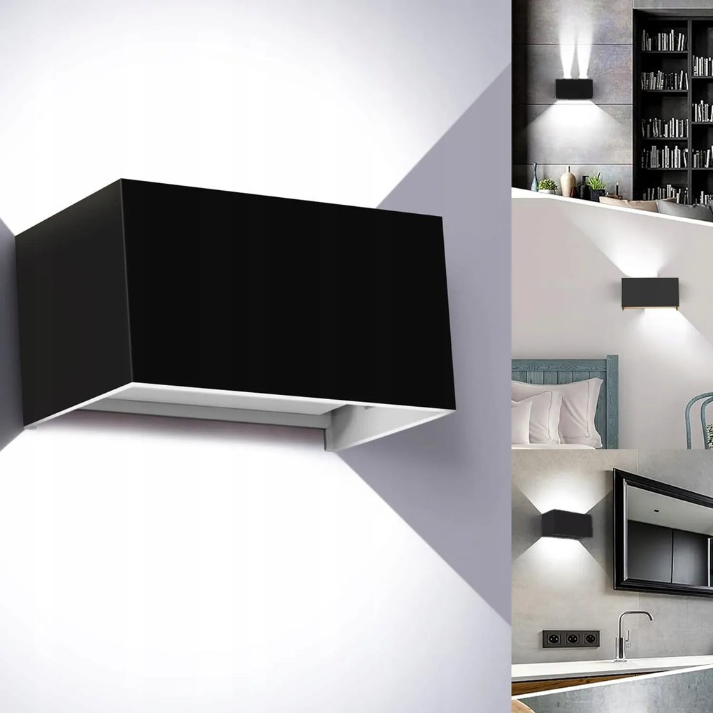 Fali Lámpa Led Homlokzati Lámpa Felső Alsó Belső/külső 24W