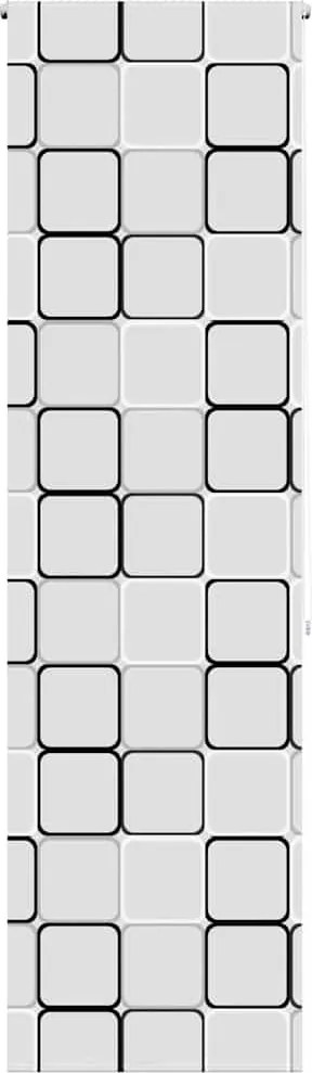 vidaXL zuhanyzó redőny 70x240 cm szövetszélesség 66 cm