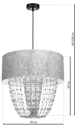 Csillár ALMERIA 1xE27/60W/230V