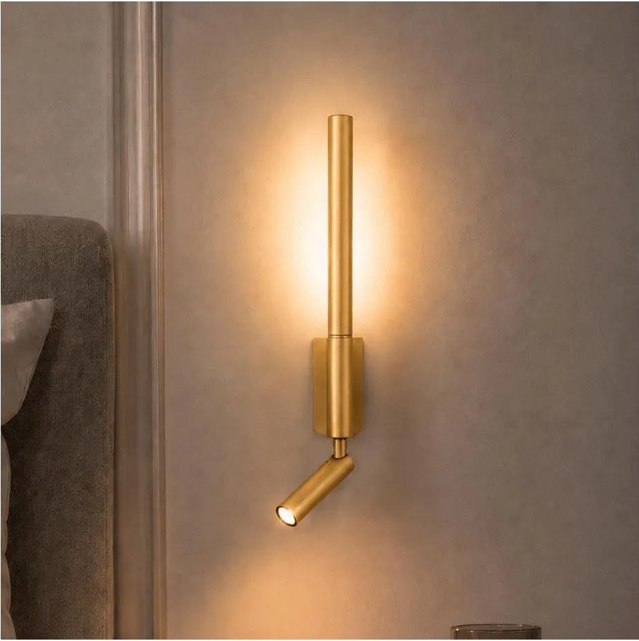 Brilagi - VIXON fali LED spotlámpa LED/3W/230V + LED/5W, arany, CRI 90