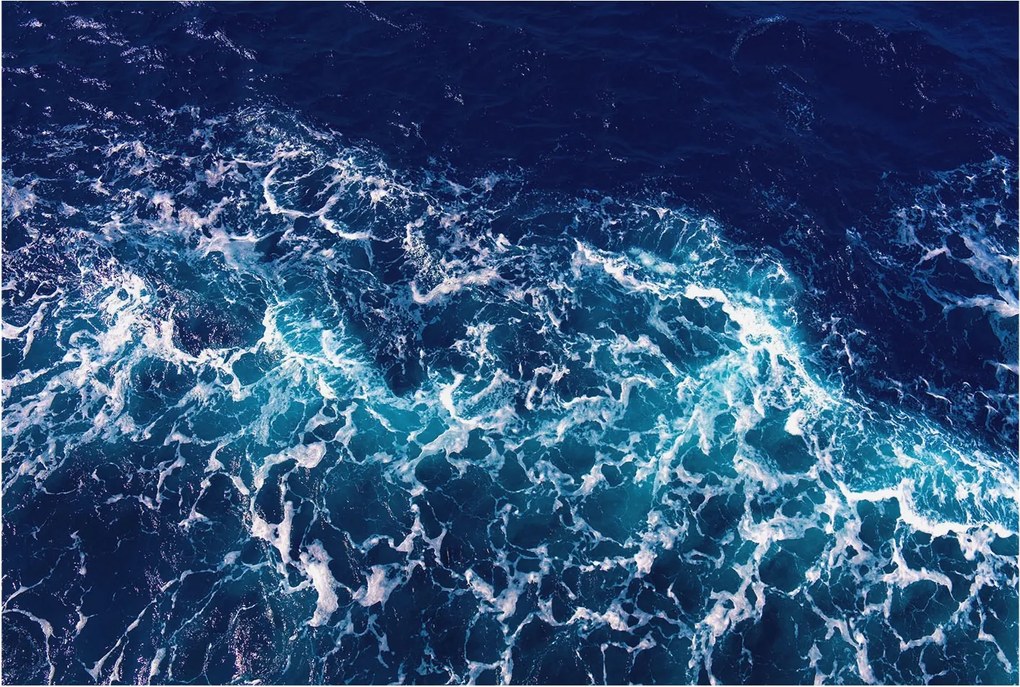 Flizelin tapéta falra Prémium tengeri hullámok 104x70 ragasztó