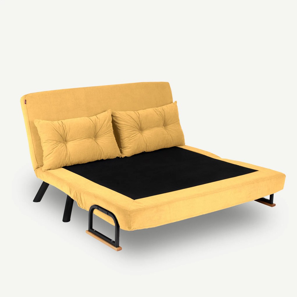 Kanapé futon  Sandy (mustár). 1062309
