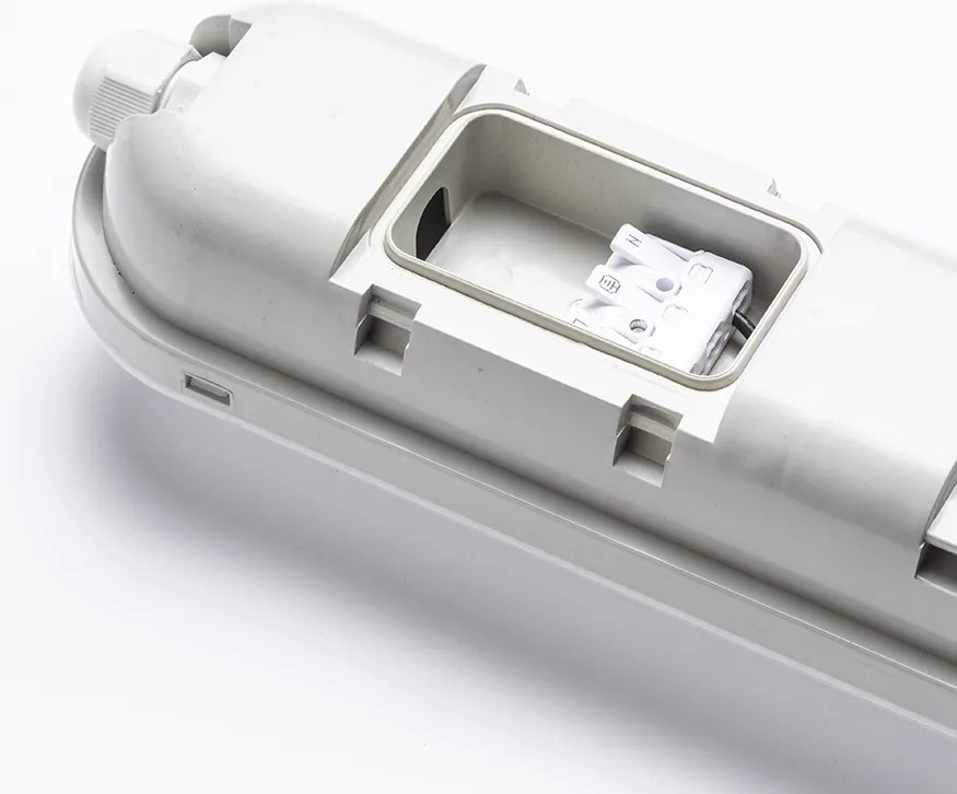 RENDL TRIDENT PRO 120 lámpatest szürke matt akrilát 230V LED 40W IP65 4000K