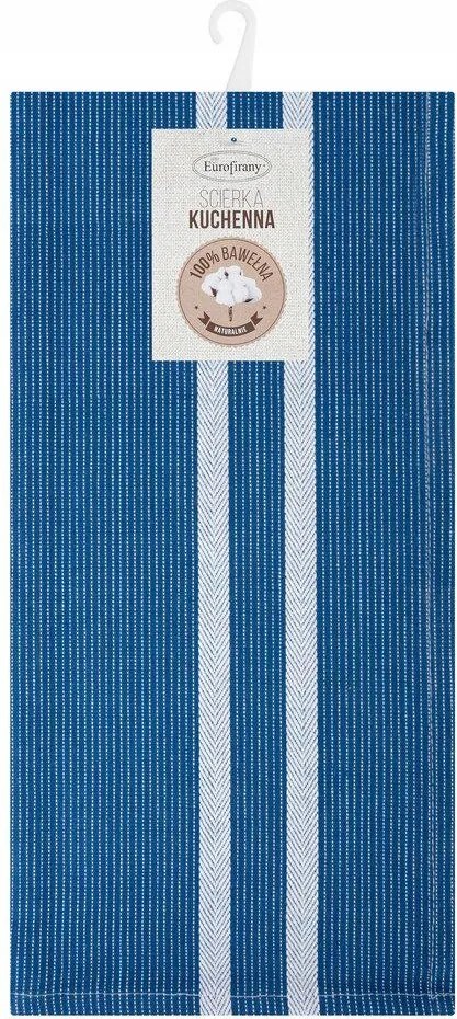 Konyhai törlőkendő OLIVIA/10 50x70 kék pamut konyhai csíkos