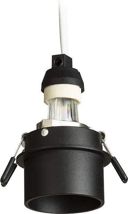 RENDL ORTA süllyesztett lámpa fekete 230V LED GU10 9W