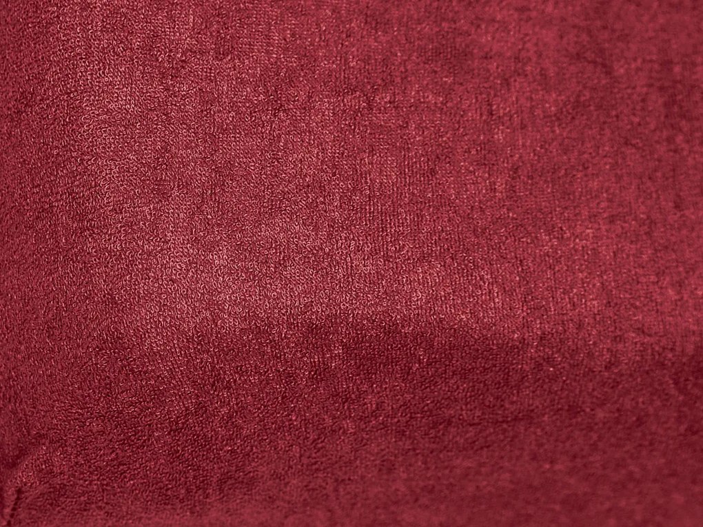 Frottír lepedő kiságyba vörös 60x120 cm