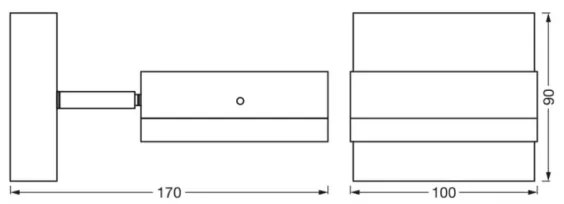 Ledvance - Kültéri fali lámpa ENDURA CLASSIC 1xGX53/12W/230V IP44