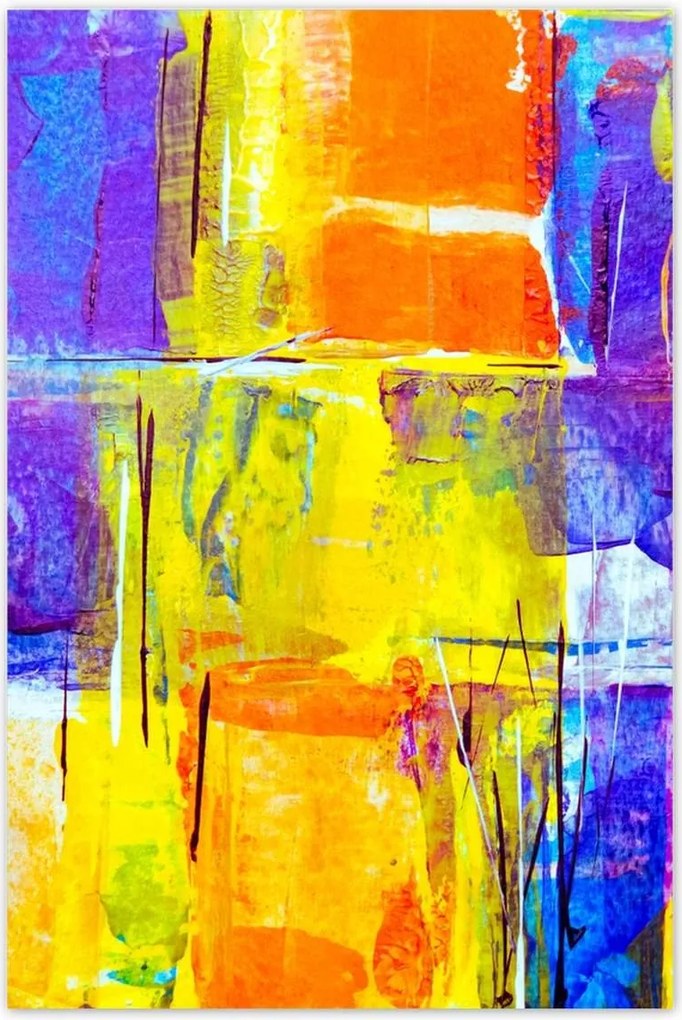 Poszterek 80x120 Absztrakt Paradicsommadár